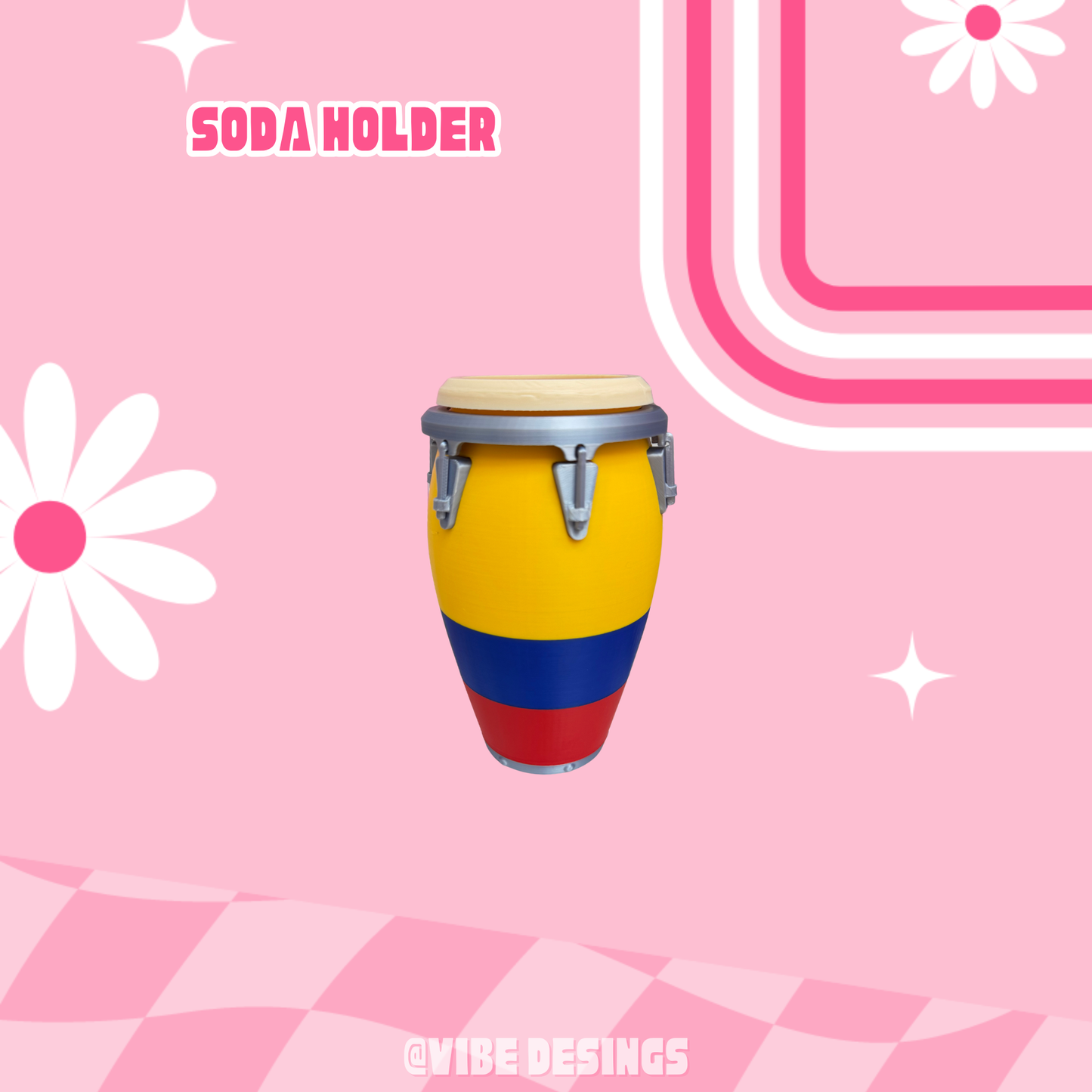 Colombia Conga Can Holder ( 12 oz standard)