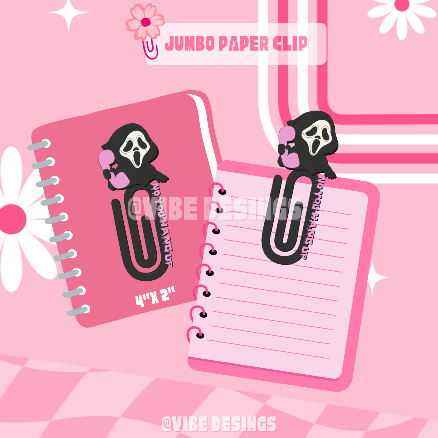 Exclusive Ghosty 3D Paper Clip