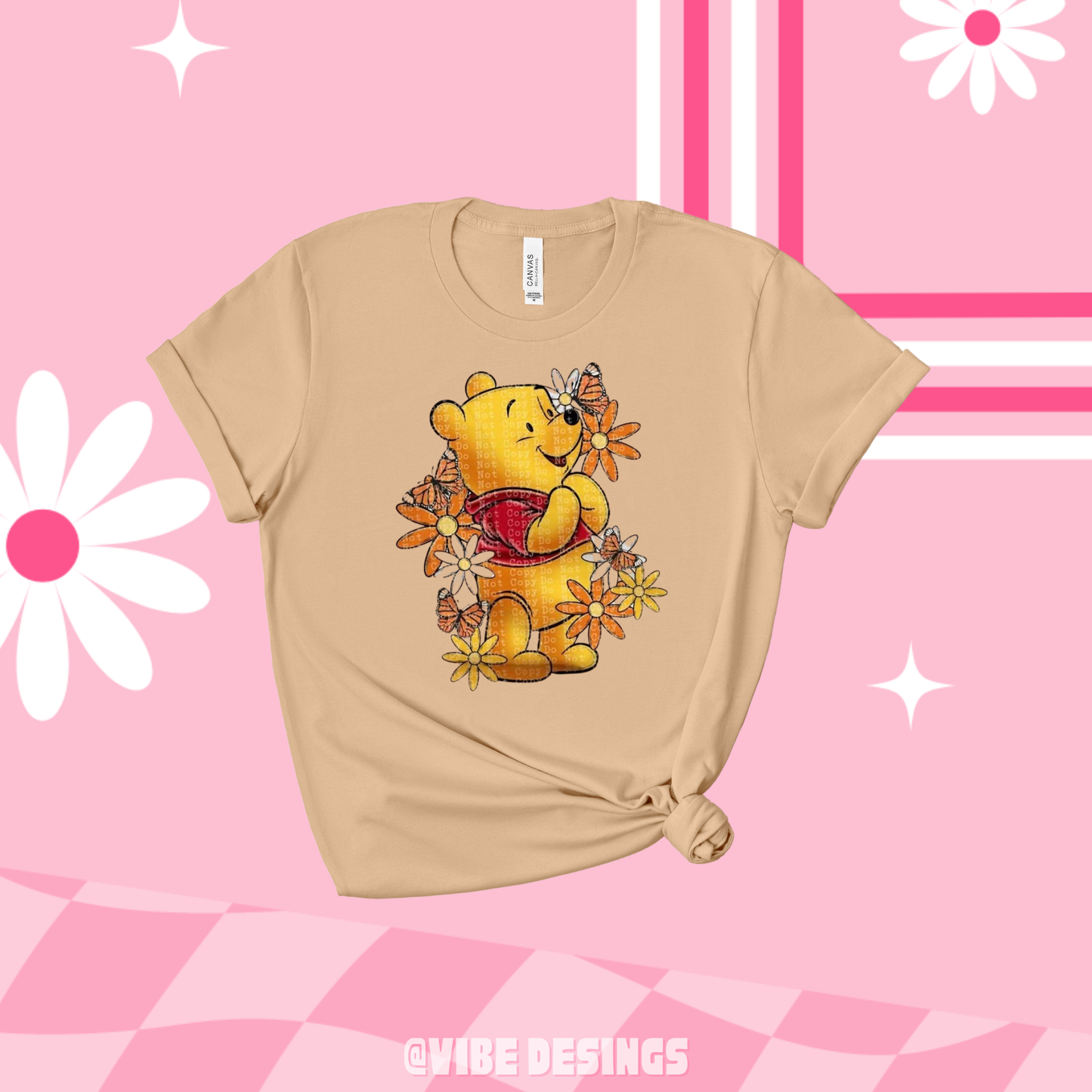 Spring Pooh Short Sleeve Tee
