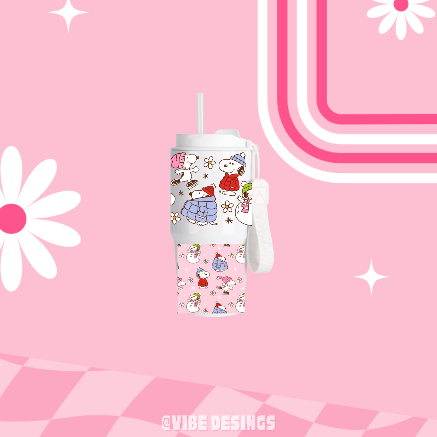 Winter Beagle 20oz Tumbler READY TO SHIP