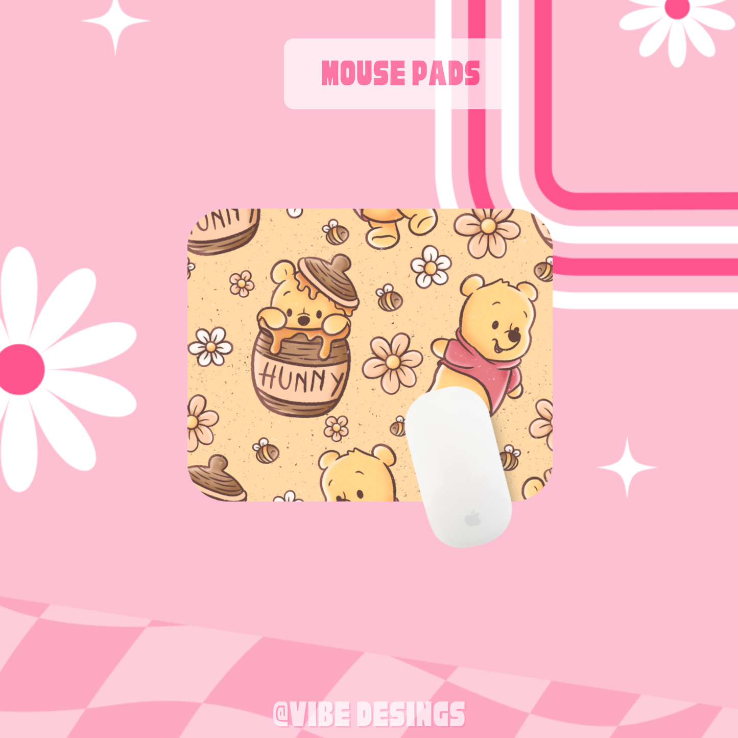 Simple Bear Mouse Pad