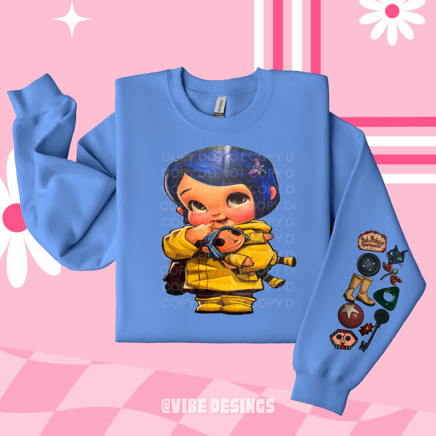 Yellow Coat Girl Crewneck