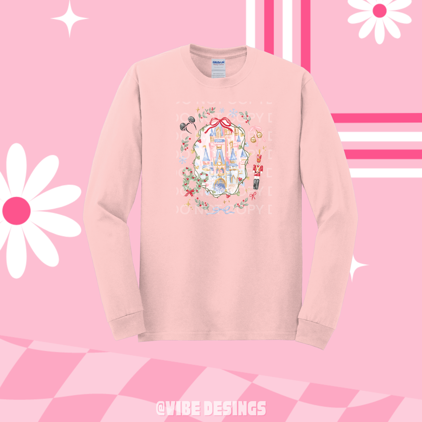 Christmas Castle Long Sleeve Shirt