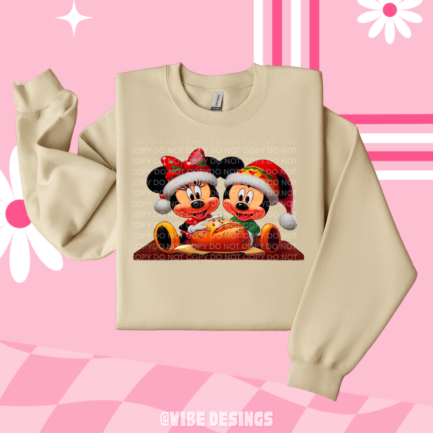 ****Mouse Couple Bread Crewneck****