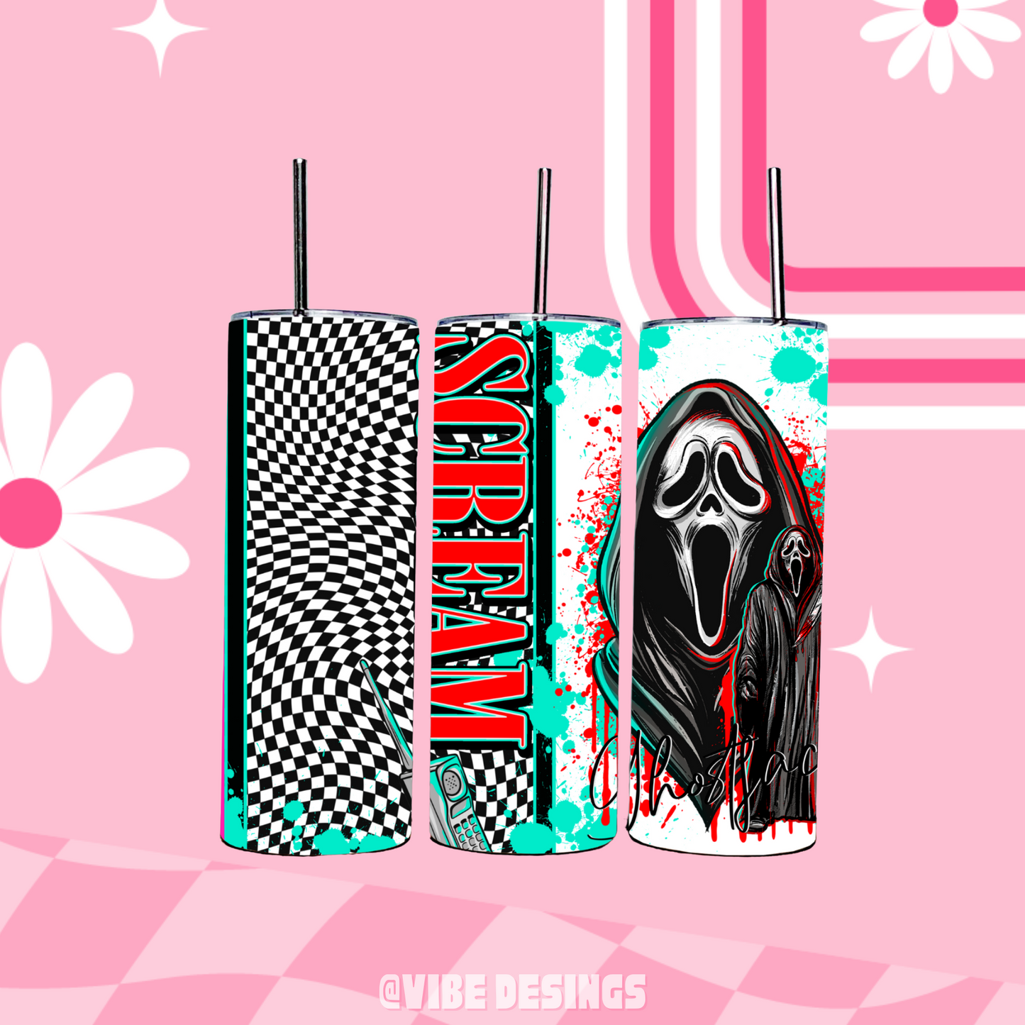 Scream 20 oz Skinny Tumbler