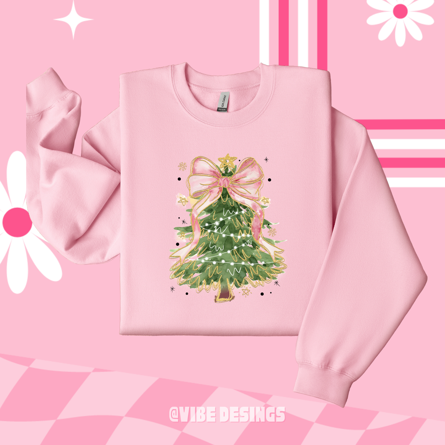 Coquette Xmas Tree Crewneck