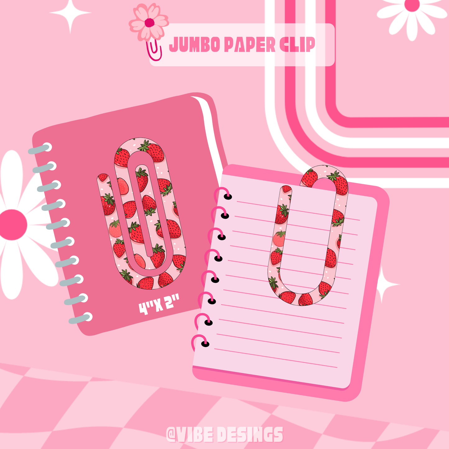 Strawberry Paper Clip