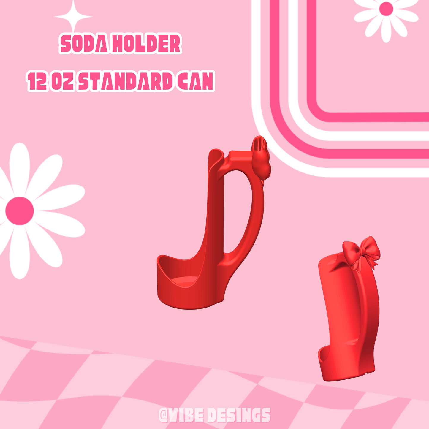 Standard 12 OZ Holder Handle with Bow