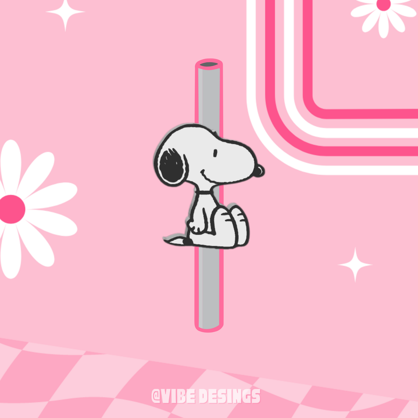Snoops 3D Straw Topper