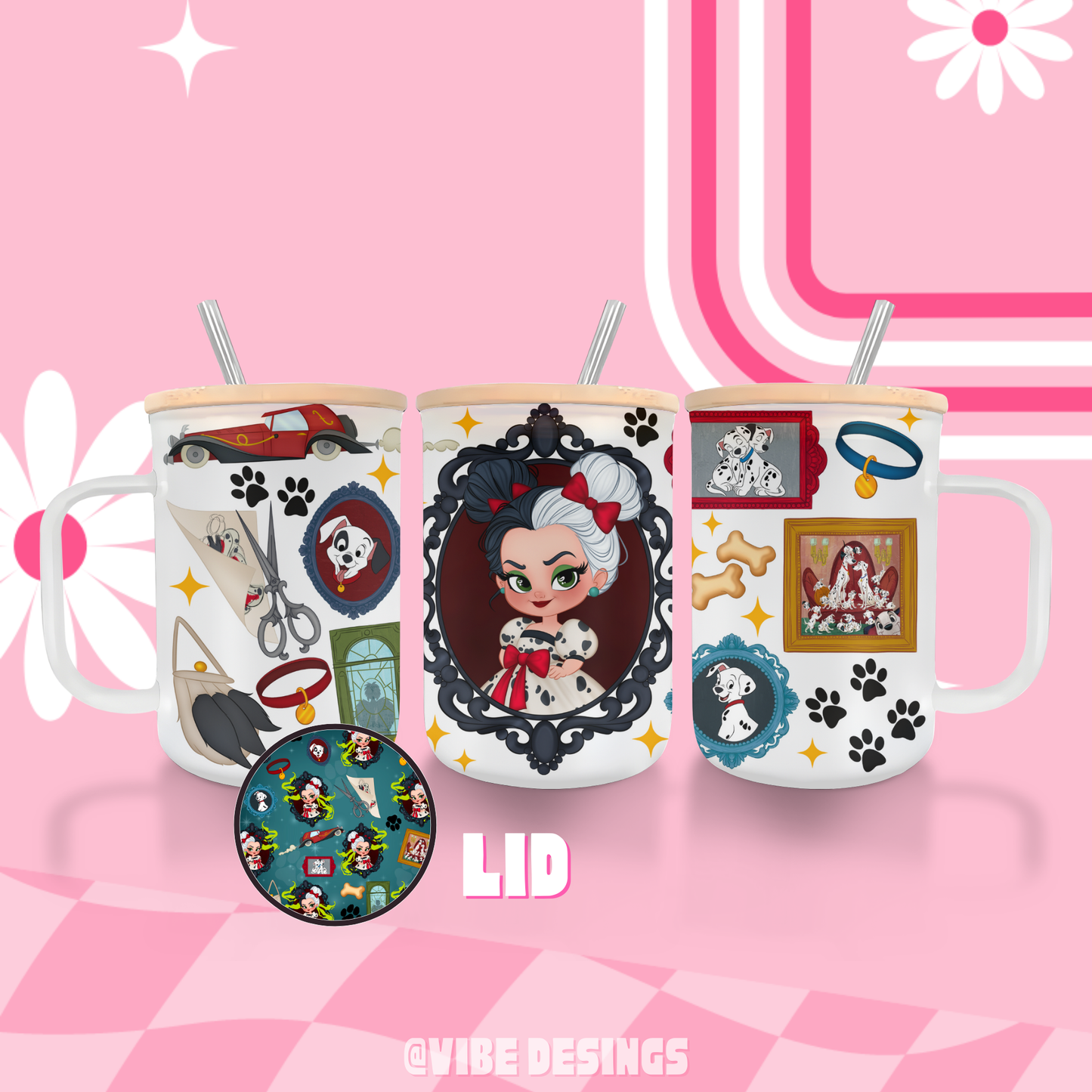Cruella Mirror Beer Mug