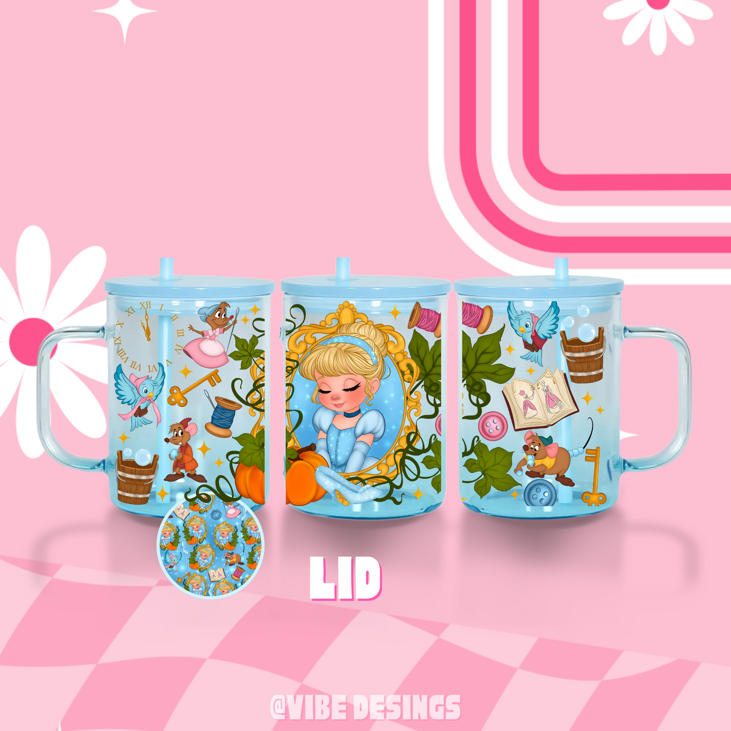 Cenicienta Mirror Ombre Beer Mug