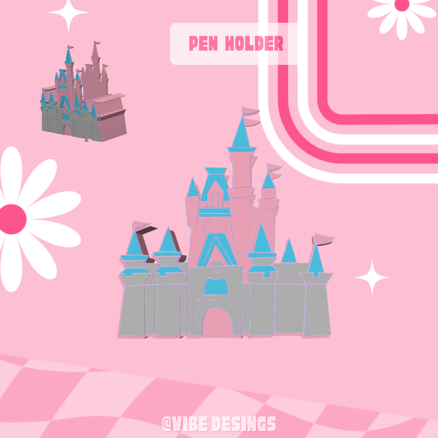 Castle Pen Holder