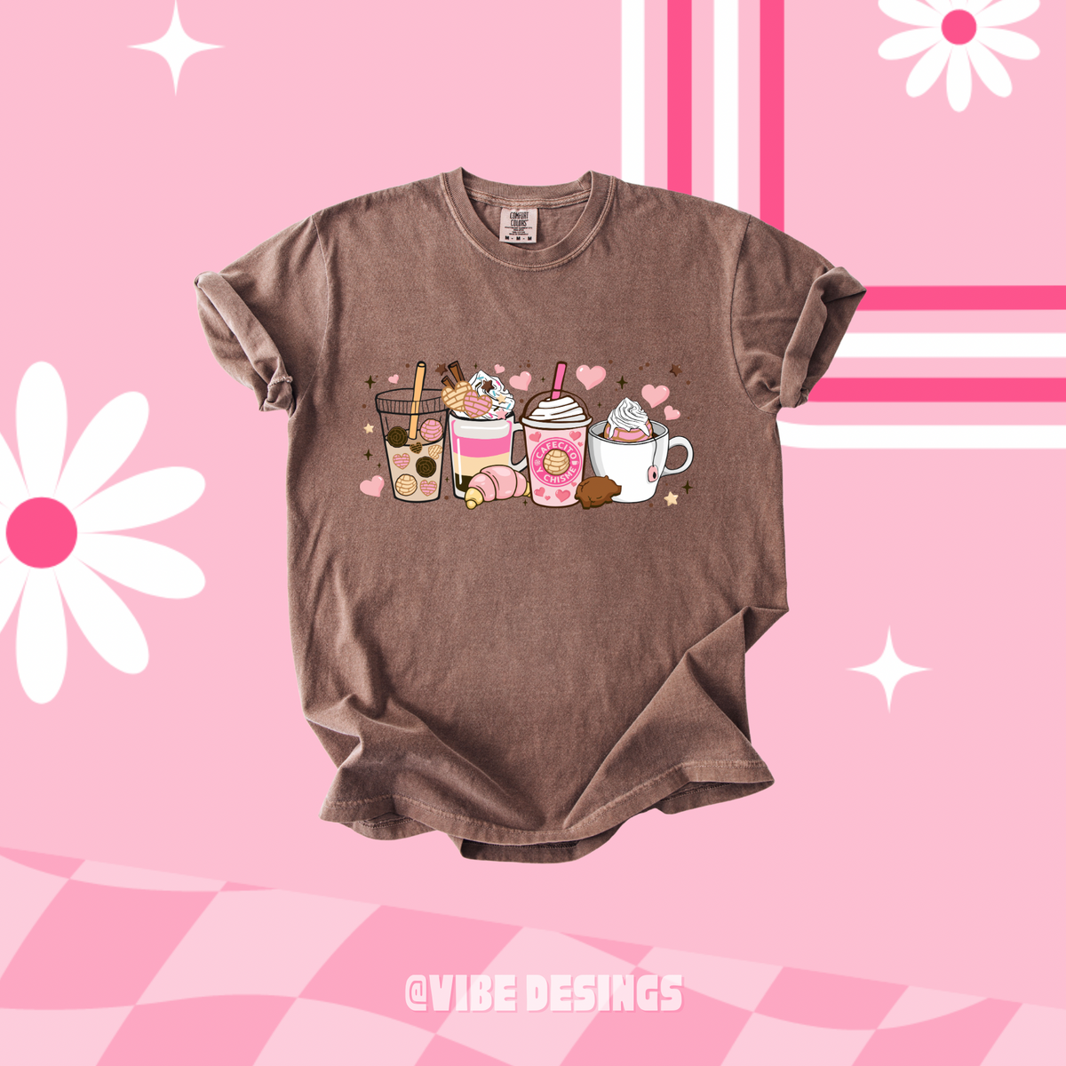 Cafecito & Chisme Cow Tee