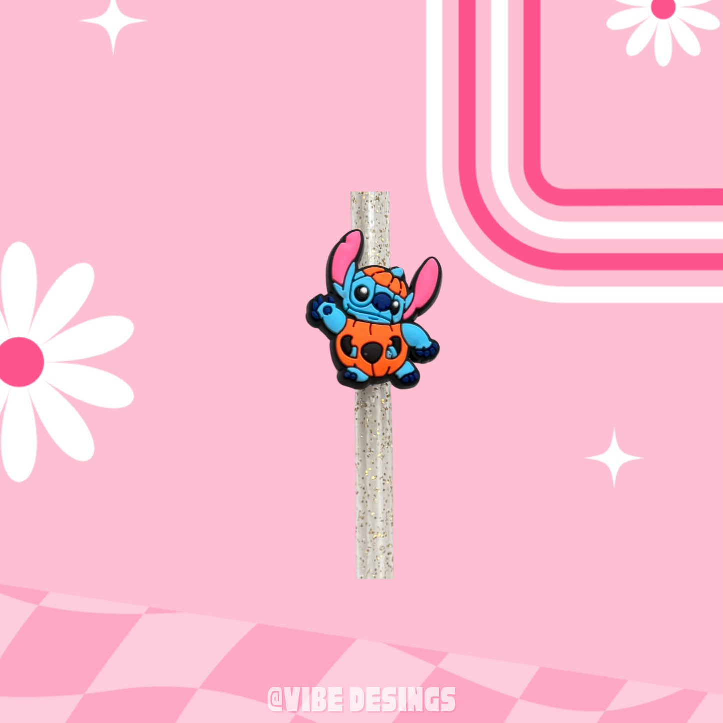 Pumkin Alien Straw Topper
