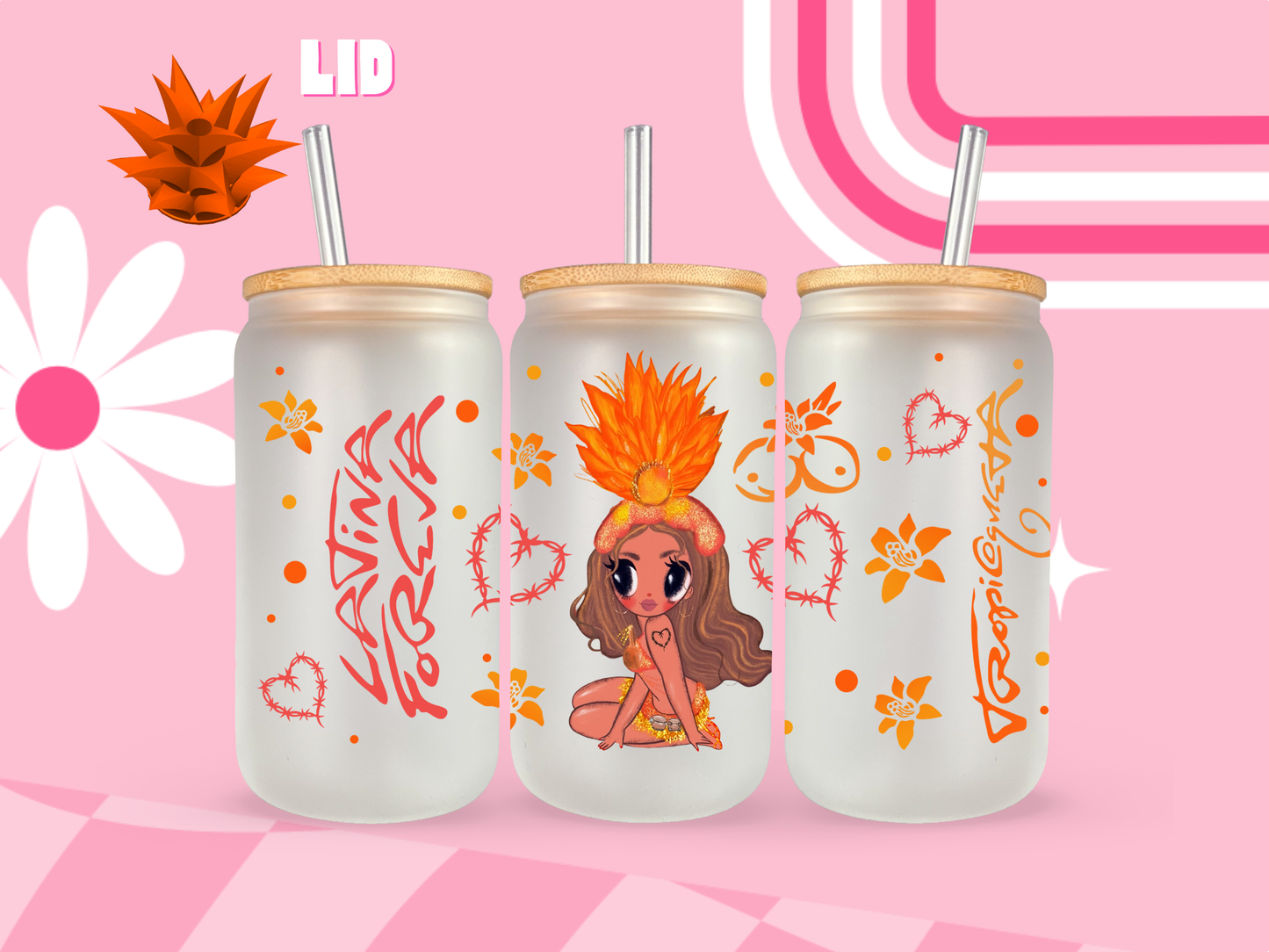 Tropicoqueta Glass Can