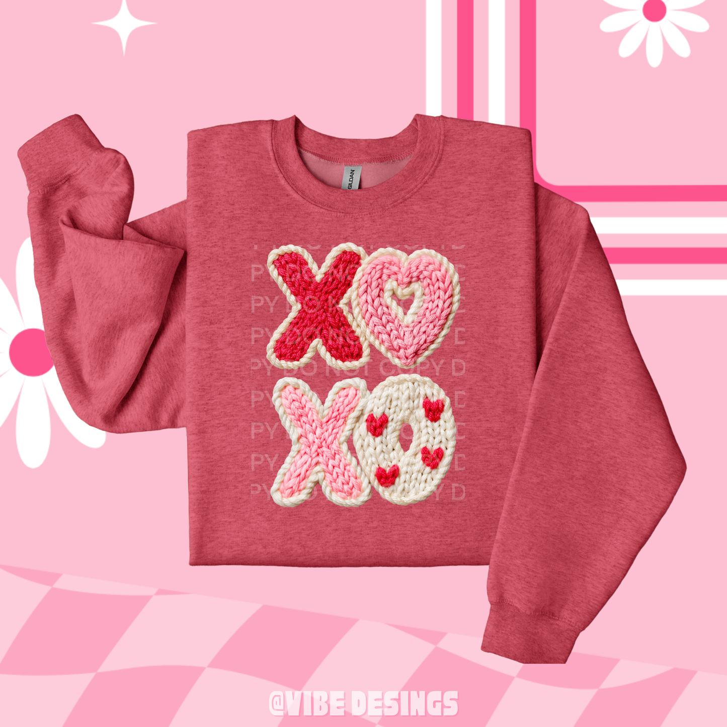 XOXO Yarn Crewneck