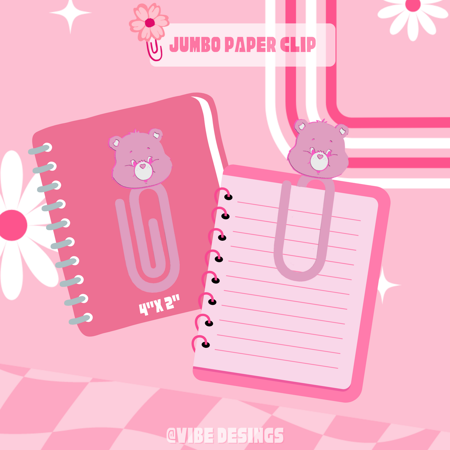 Care Bear 3D Paper Clip