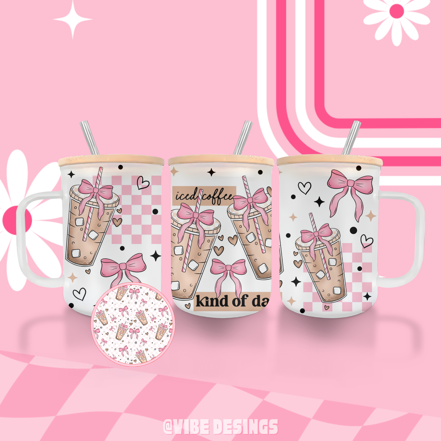 Iced Coffee Kind of Day Beer Mug