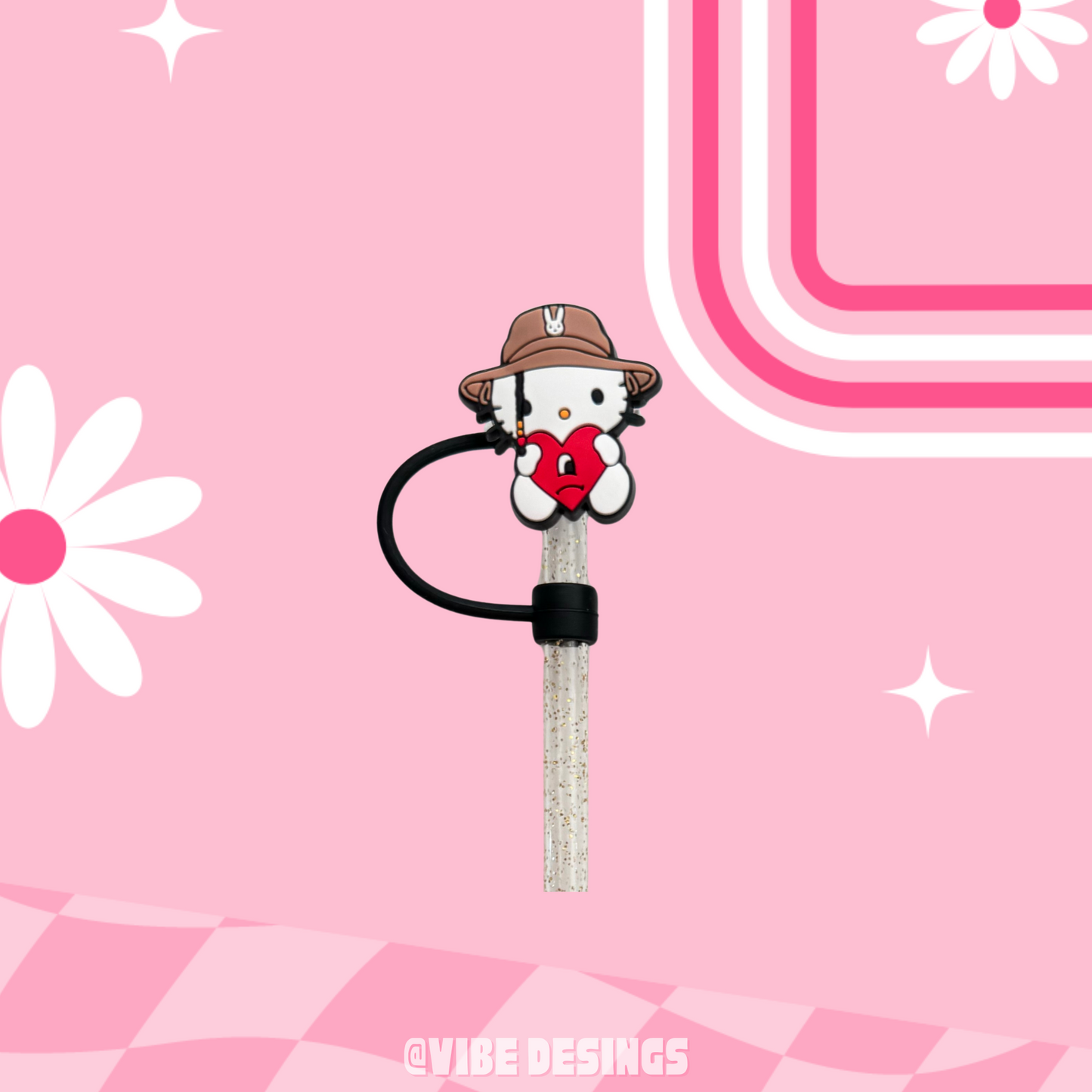 Bad Bunny HK Straw Cover