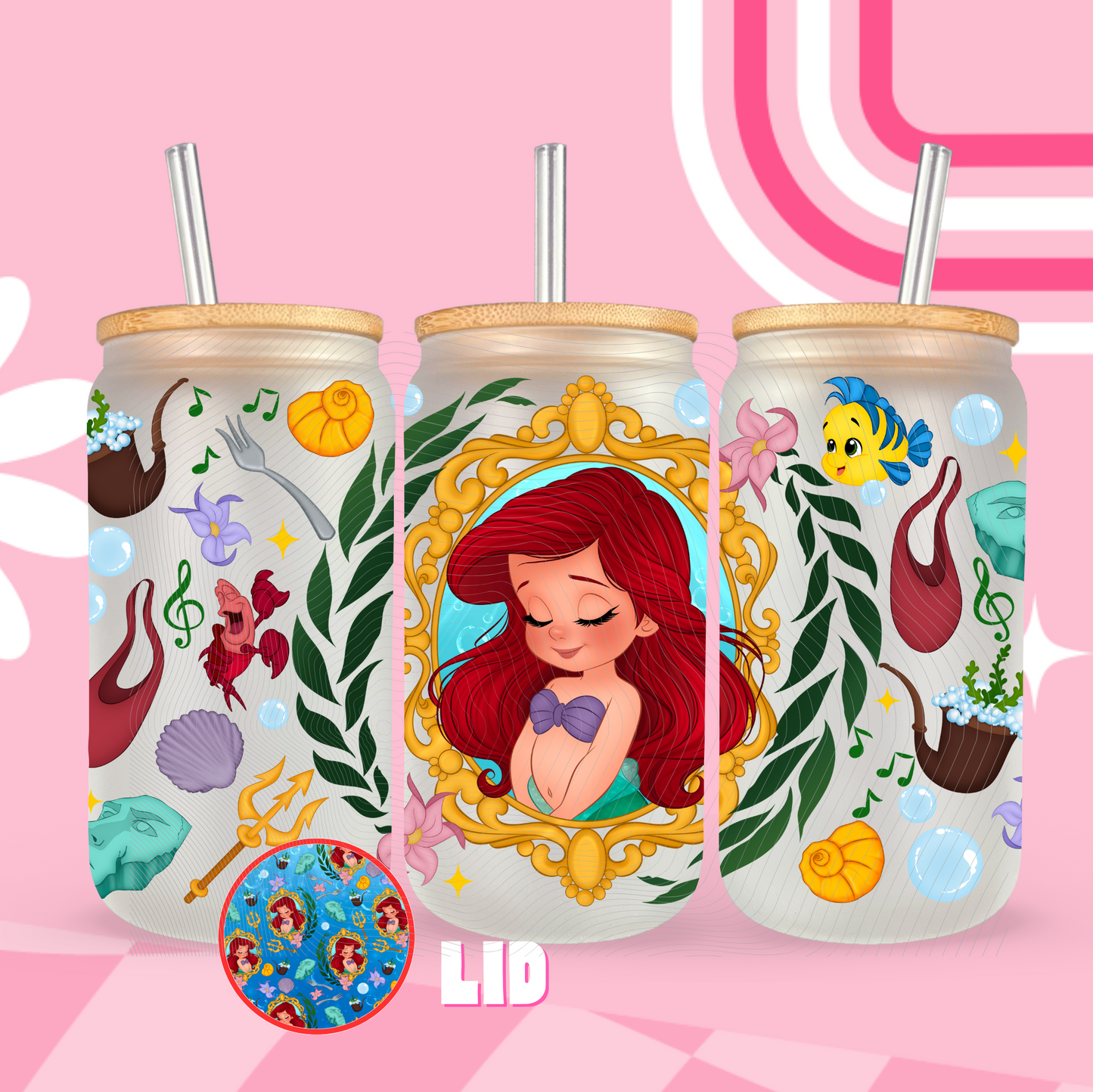 Ariel Mirror Glass Can