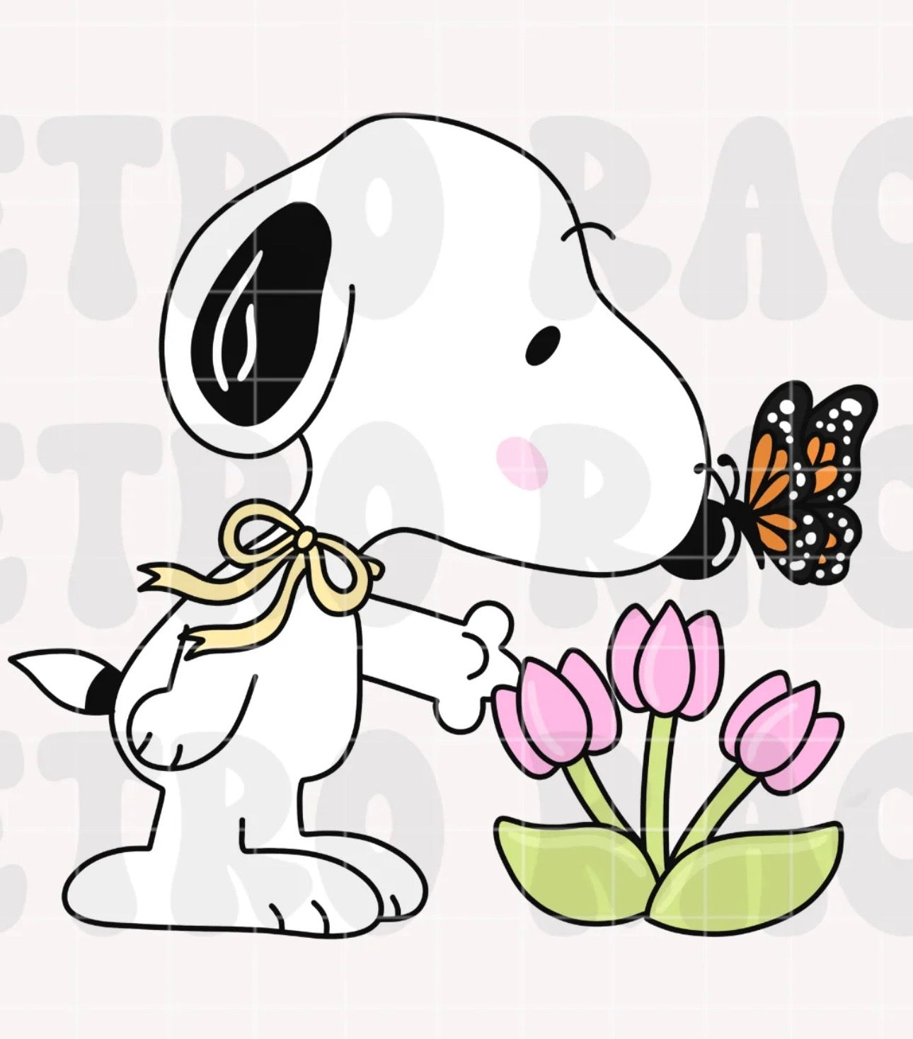 Snoop Tulip Embroidery