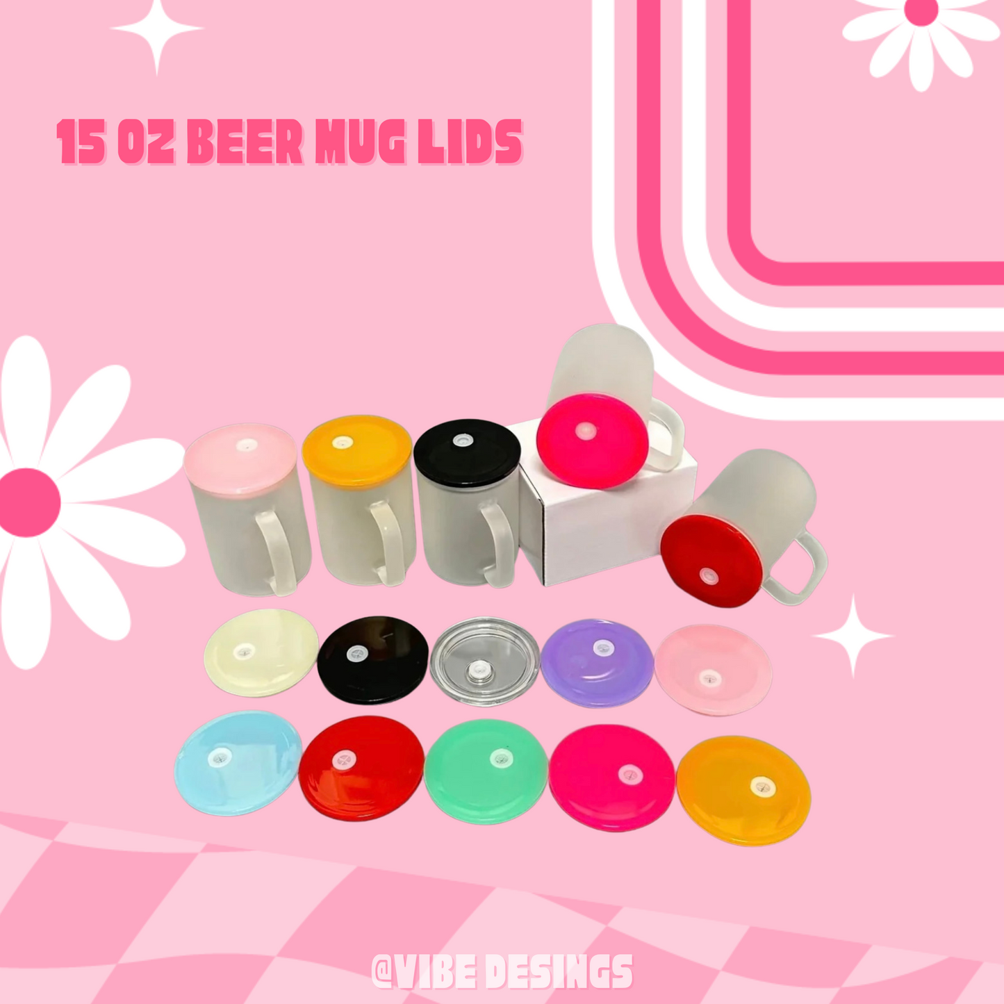 Plastic Lids for 15oz Beer Mug