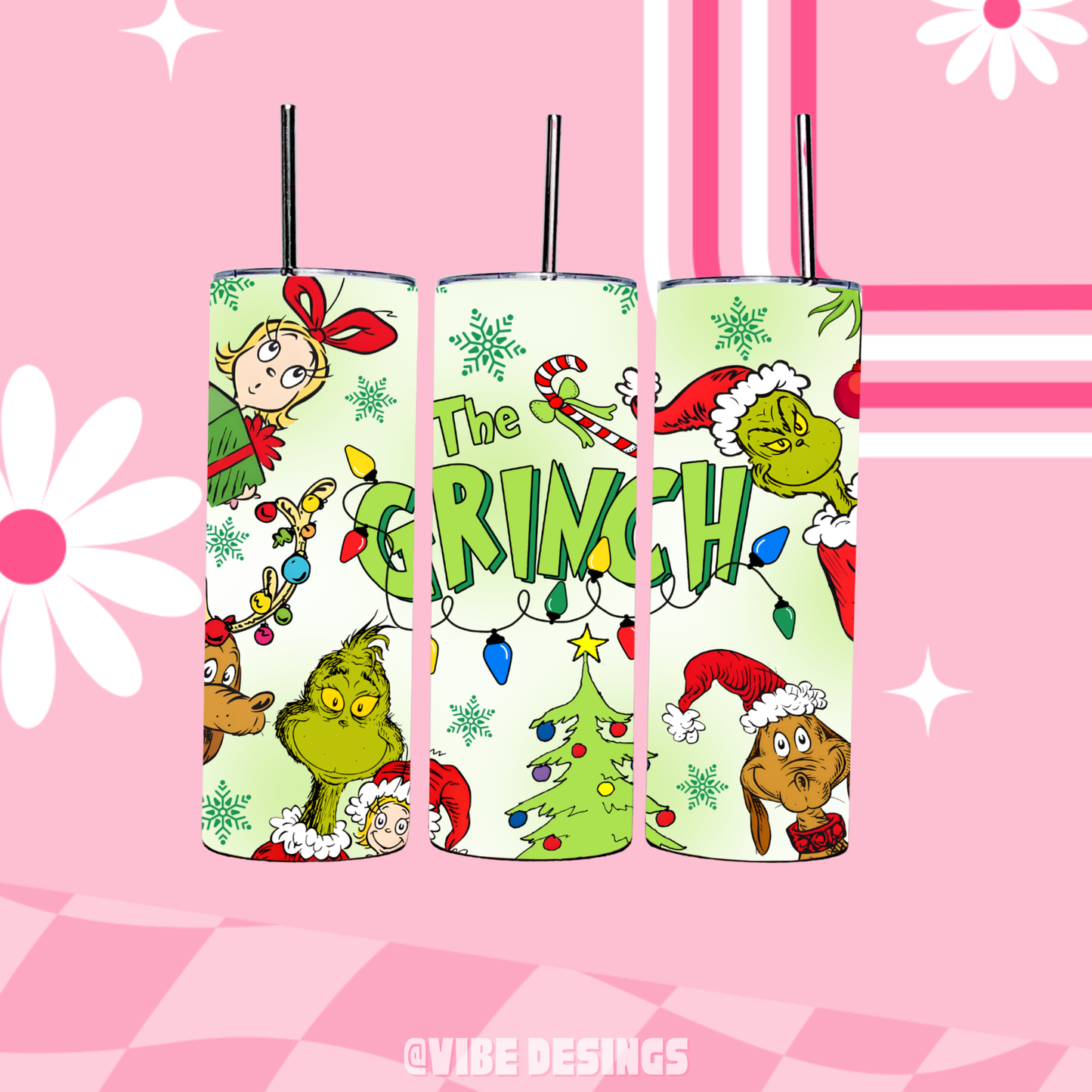 Green Mean One 20oz Skinny Tumbler