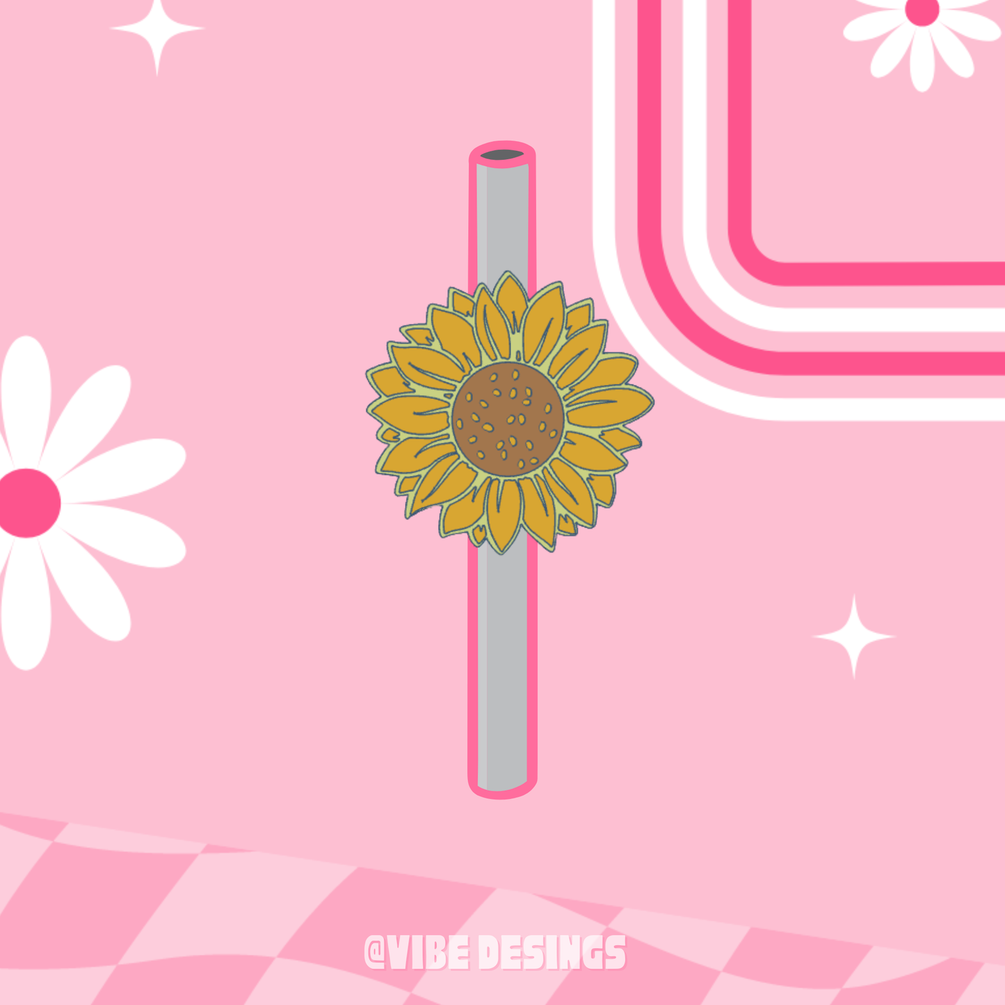 Sunflower Straw Topper