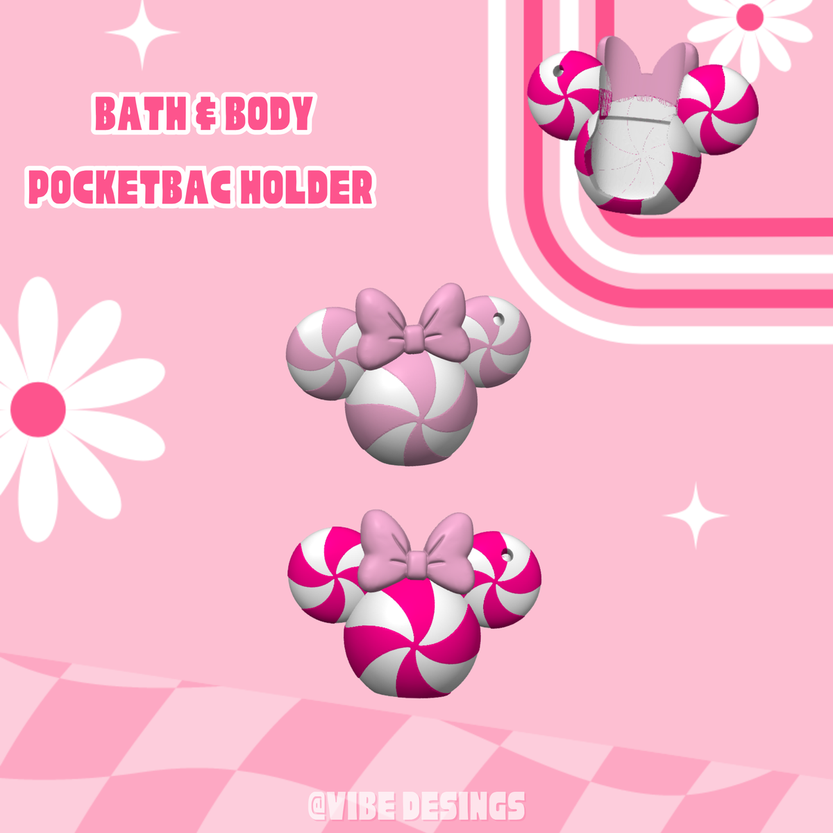 Peppermint Girl Bath&Body Hand Sanitizer holder