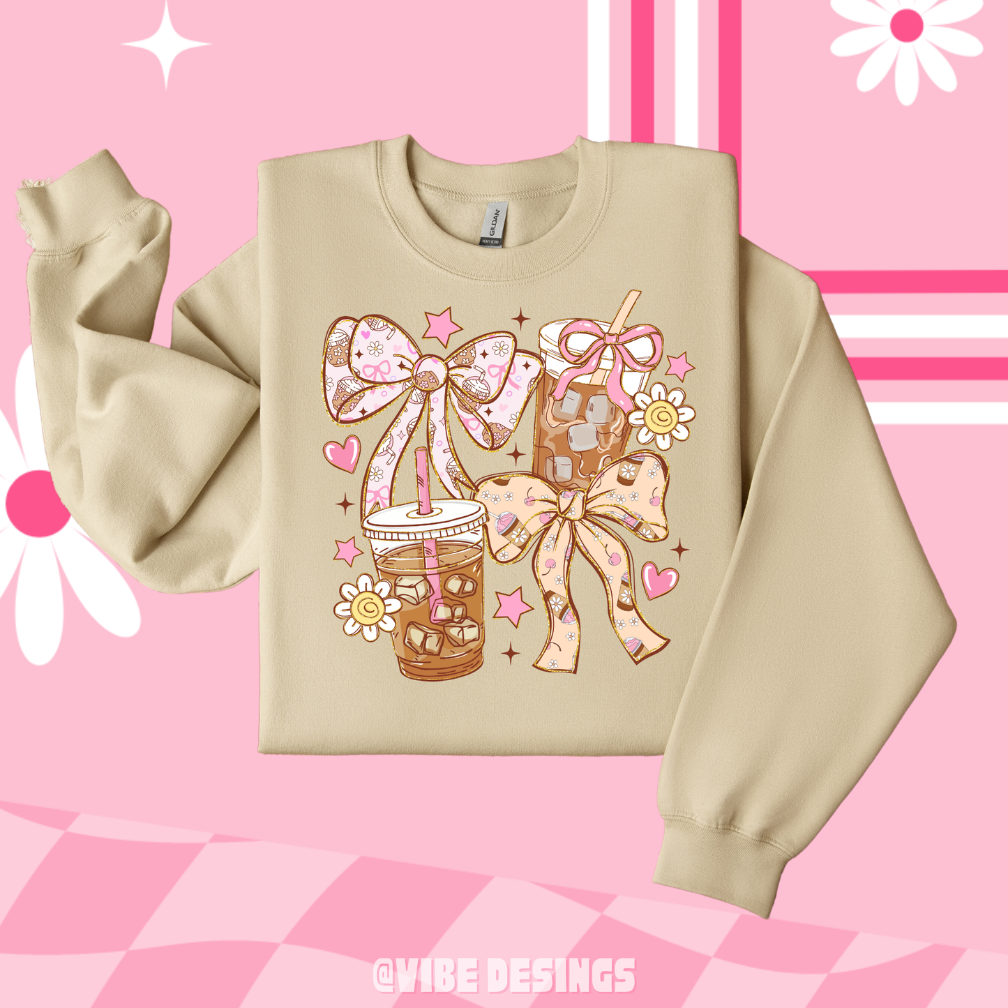 Coquette Iced Coffe Crewneck