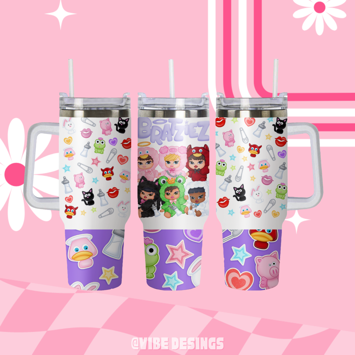 Bratziez Purple Handle