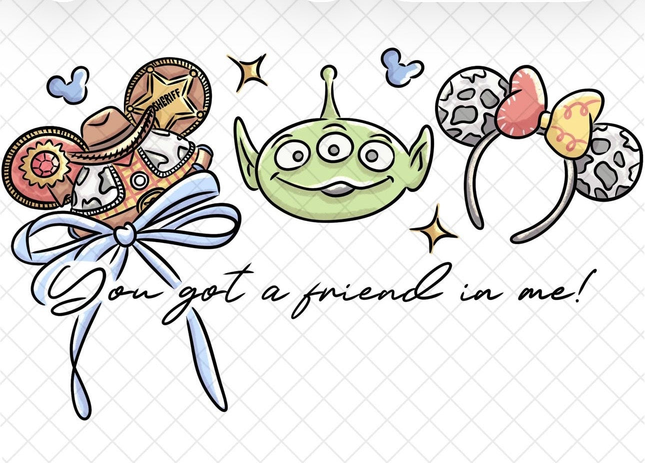 You Got A Friend Embroidery