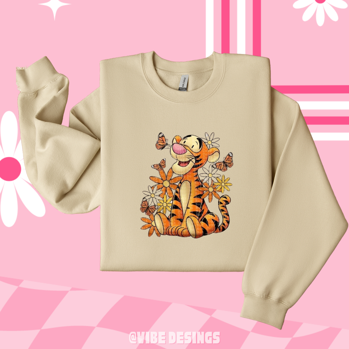 Spring Tiguer Crewneck
