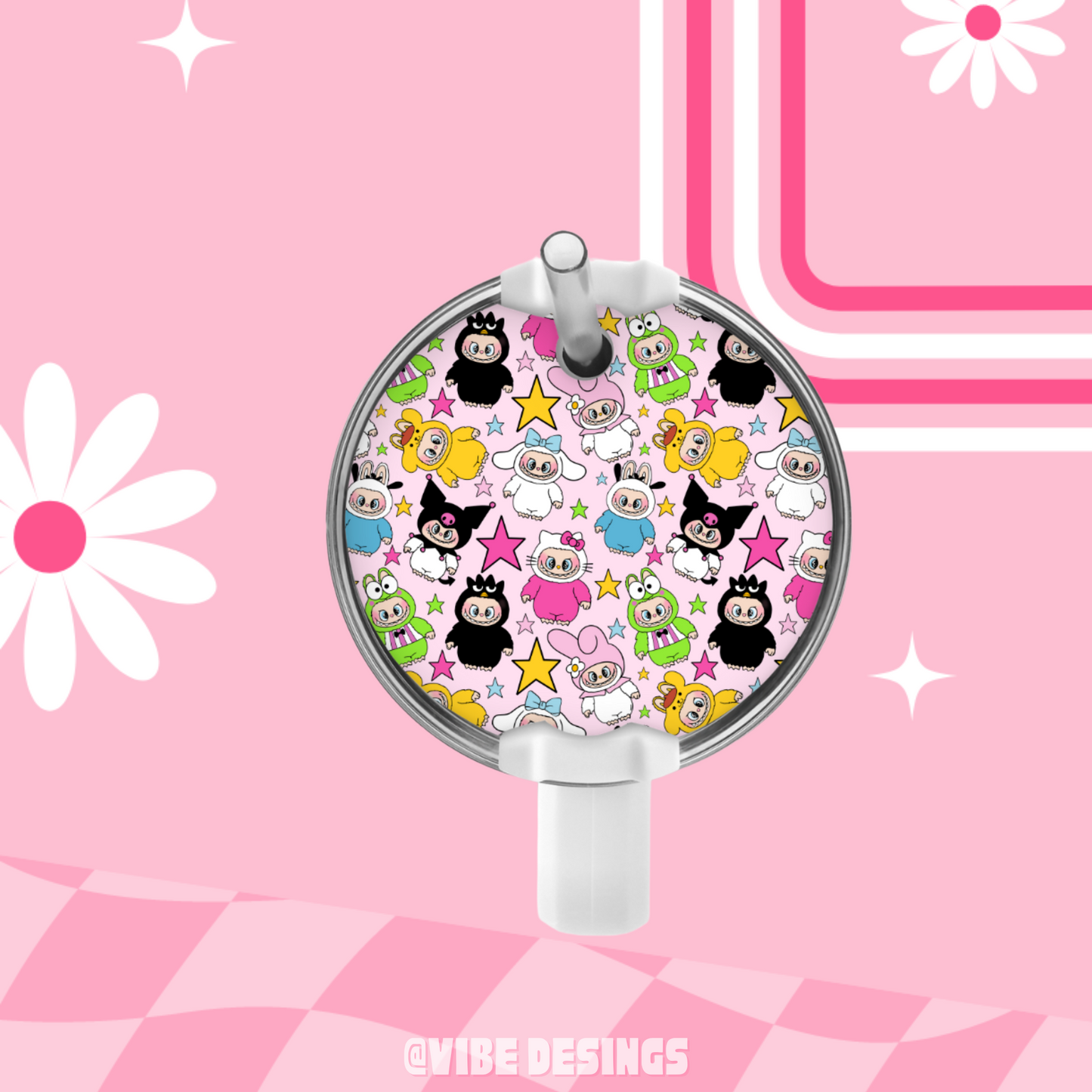Hello Monsters Round Plate