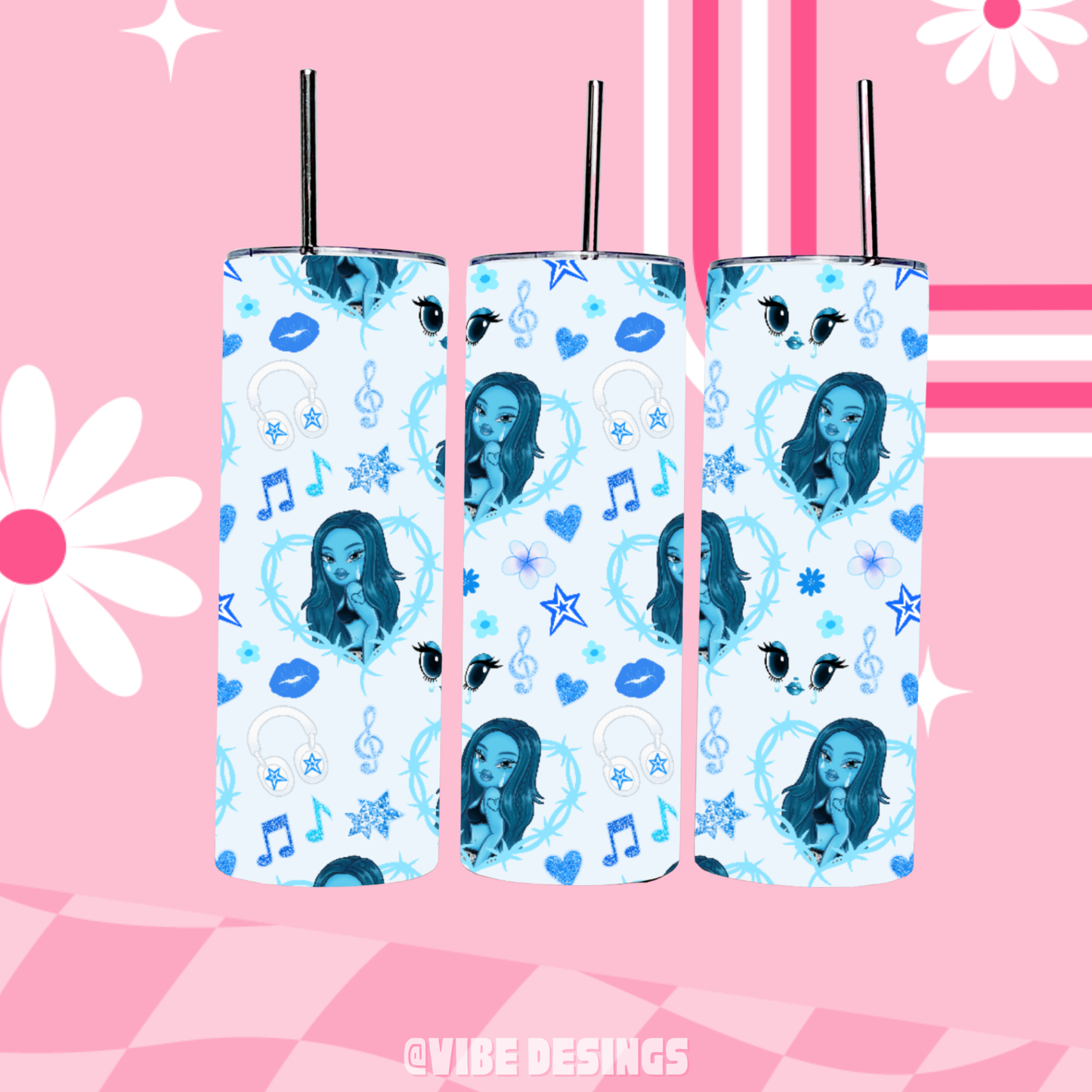 No me arrepiento 20oz Skinny Tumbler