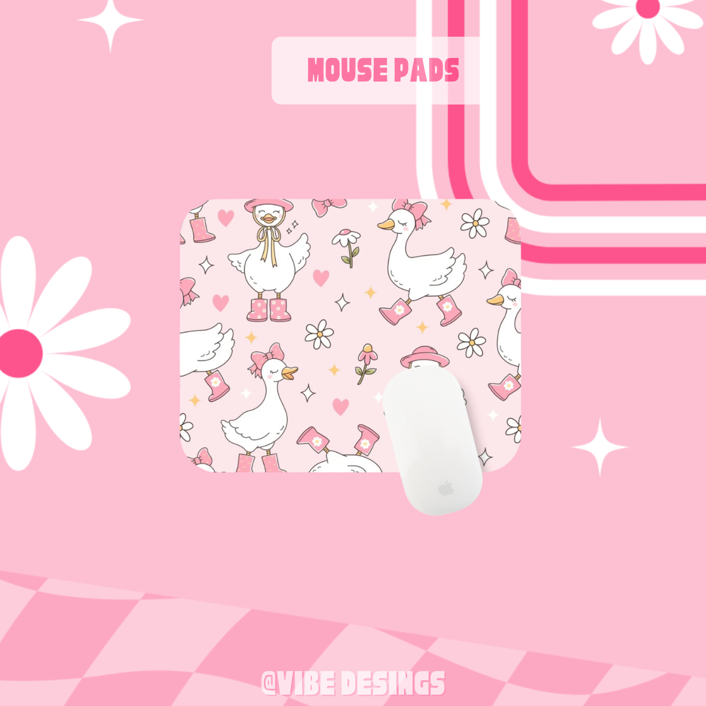 Cute Goose Mouse Pad