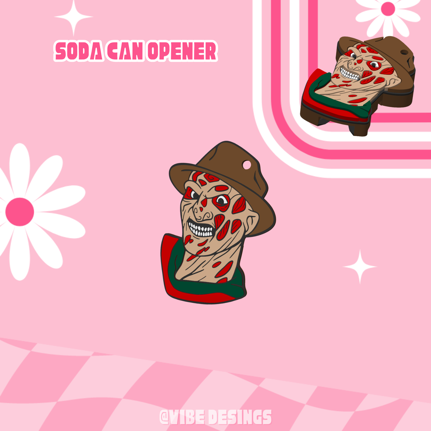 Freddy Tab opener keychain