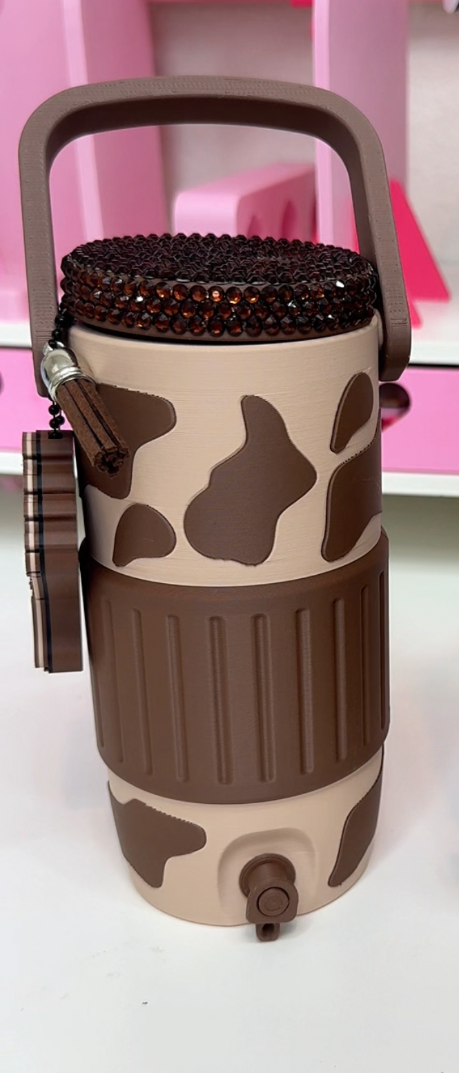 Spotted Cow 12 OZ SLIM Soda Can Holder