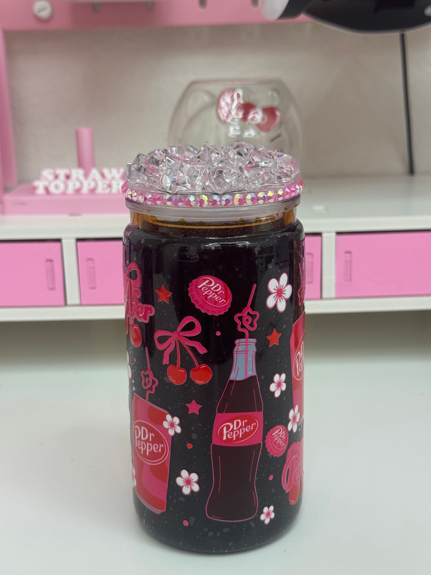 Slushy Soda Arcylic Snowglobe