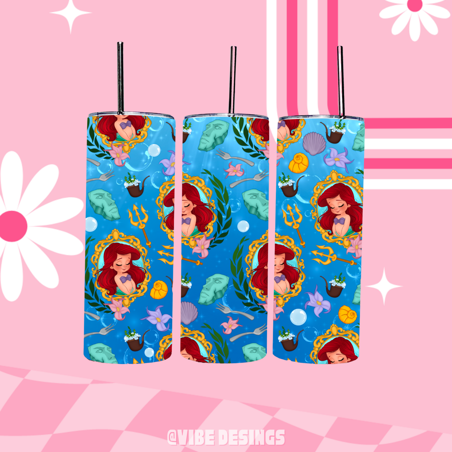 Ariel Mirror 20oz Skinny Tumbler
