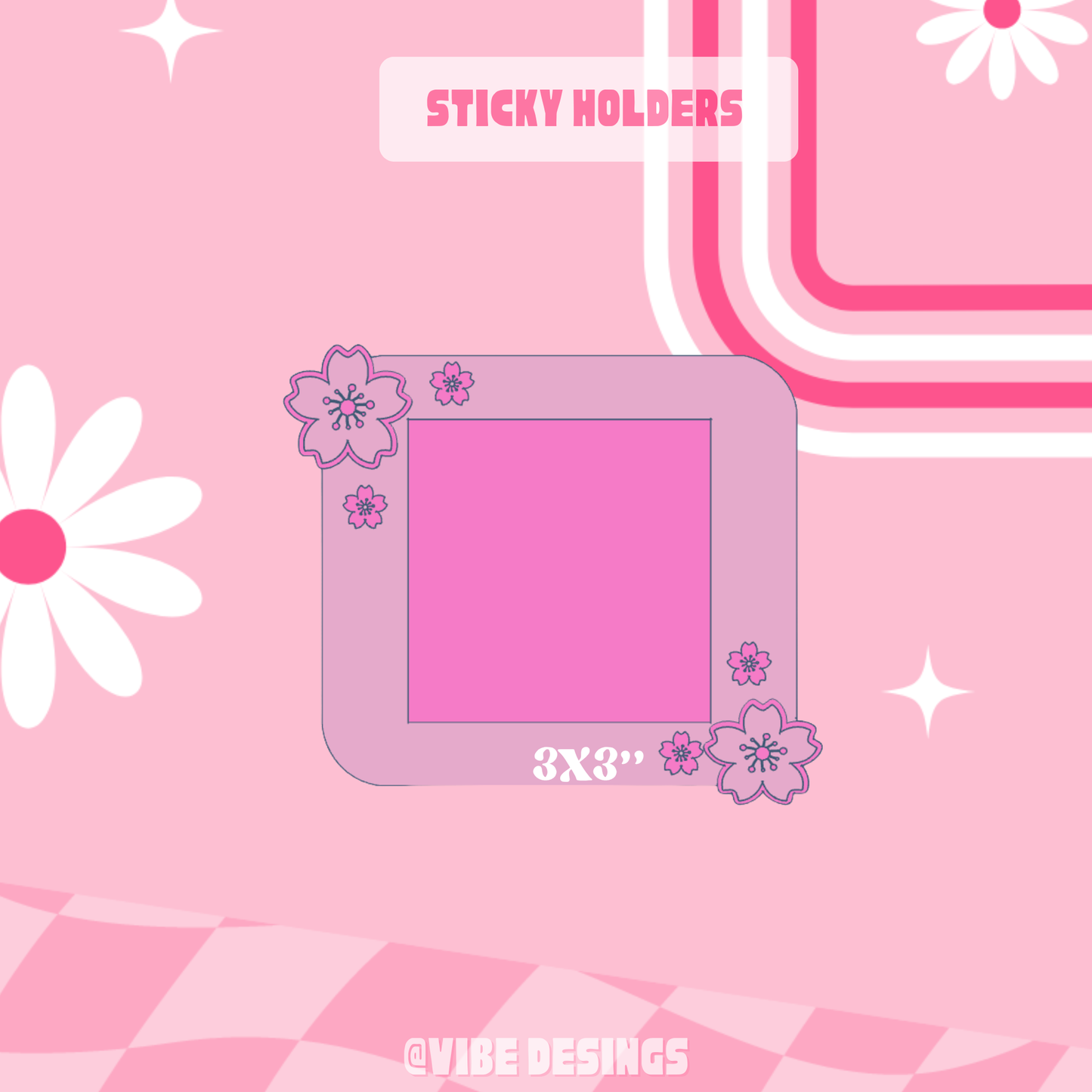 Cherry Blossom Sticky Holder