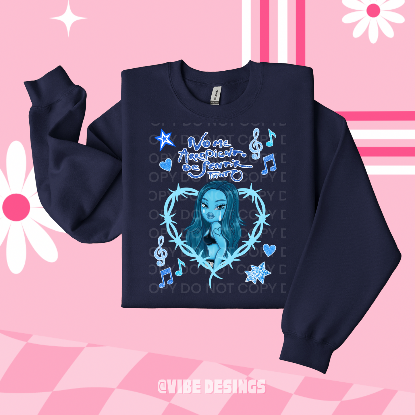 No me arrepiento Crewneck