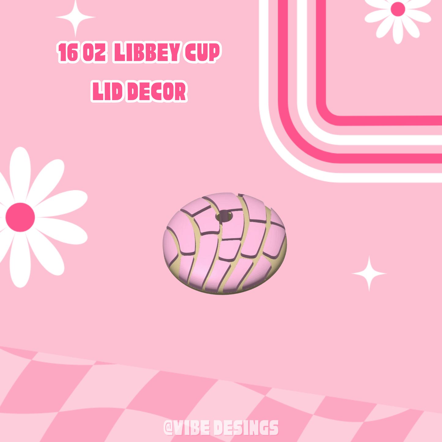 Concha 16 oz libbey lid topper