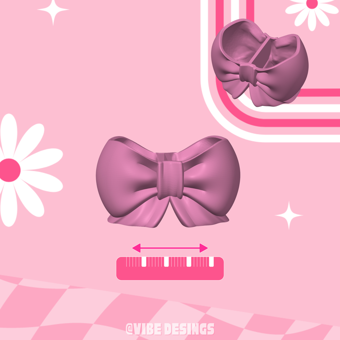 Bow Pen Holder (NEW VERSION)