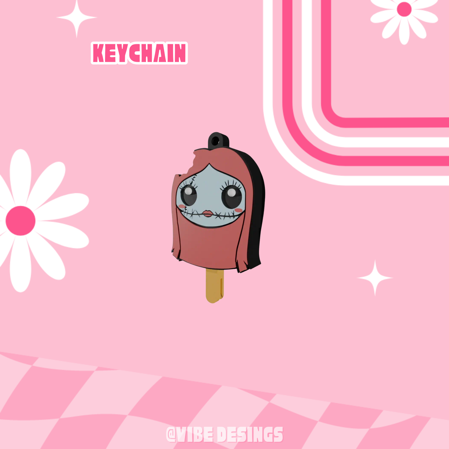 Sally Popsicle Bagcharm/Keychain
