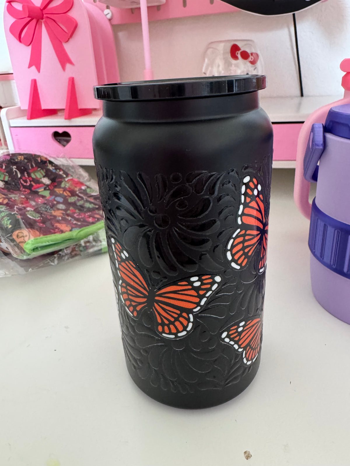 Butterfly Stainless steel cup