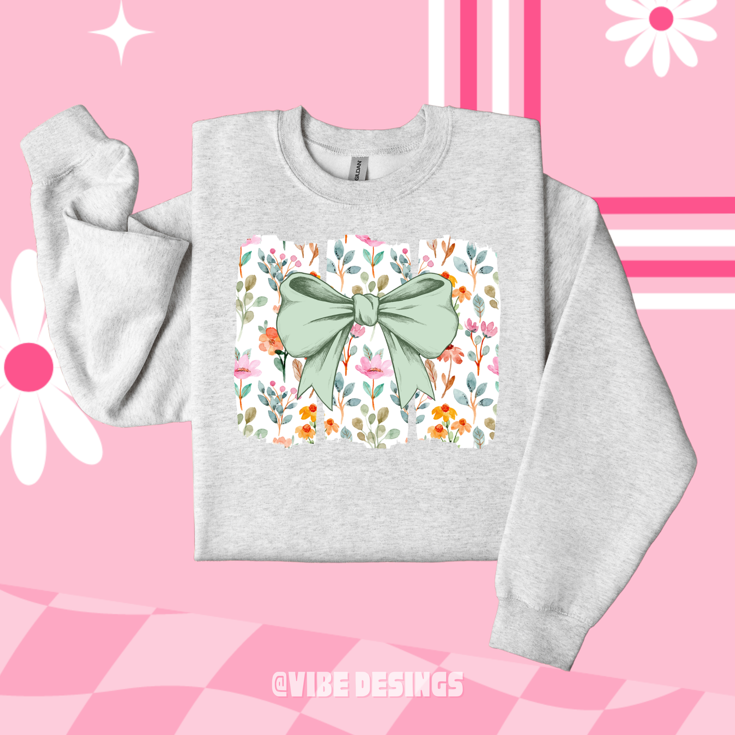 Flower Coquette Crewneck