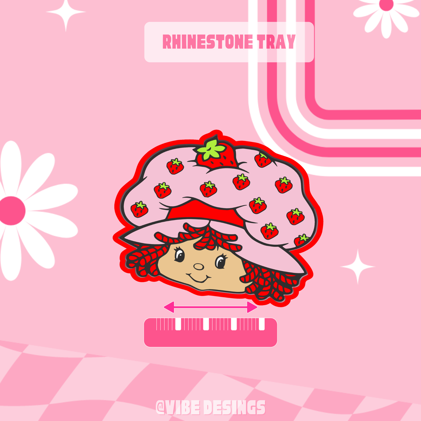 Strawberry Girl Tray