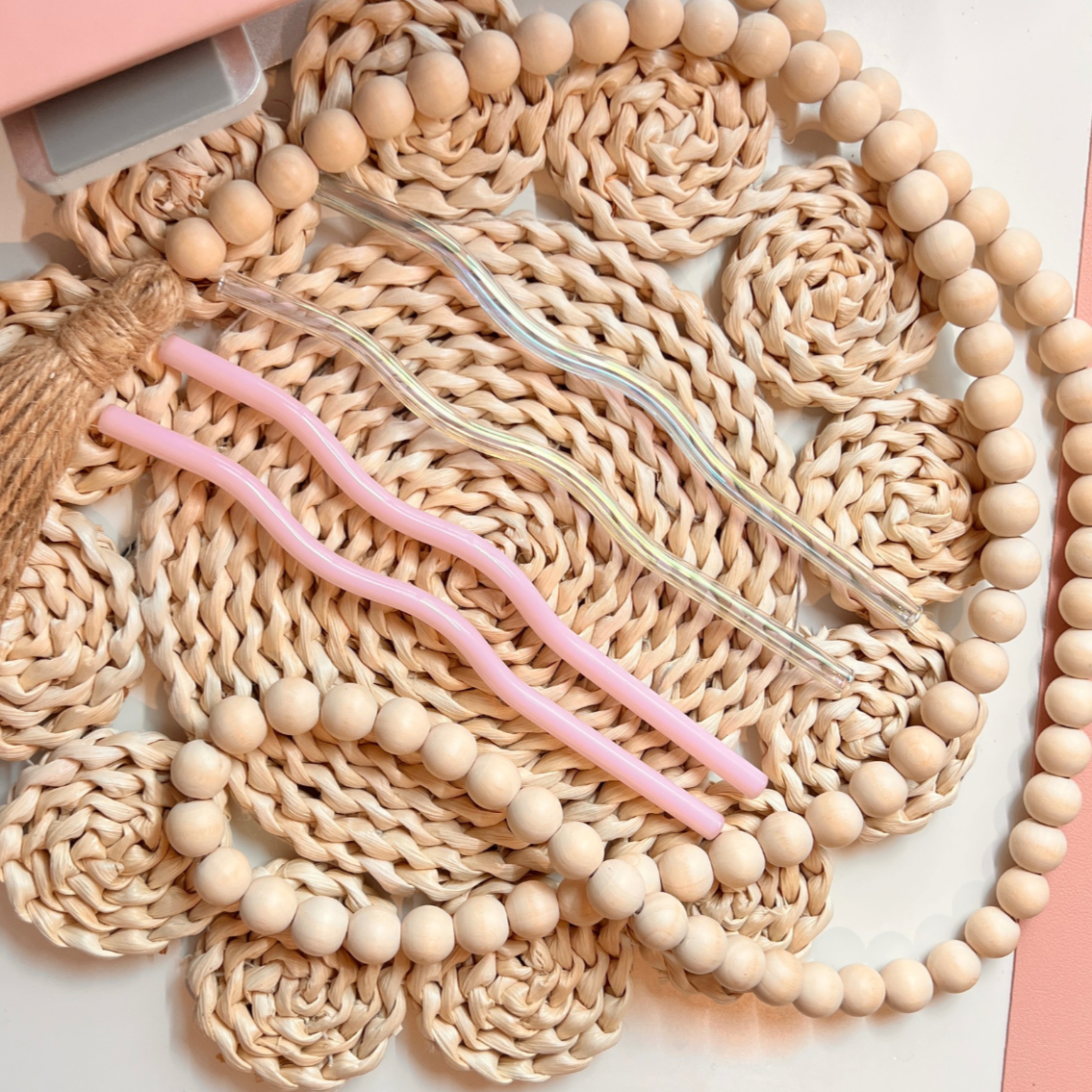 Wavy Glass Straw