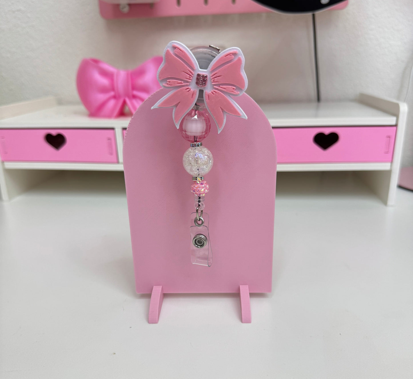 Bow 3D Badge Reel Ships 5-10 days